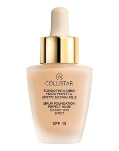 Тональный крем Fondotinta Siero Nudo Perfetto SPF15 30мл: N0 Cameo Collistar