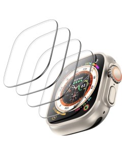 Защитная пленка (Wi-JD107) для Apple Watch 49mm (черная рамка) Wiwu