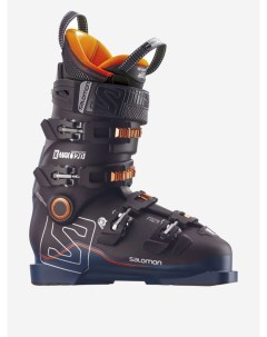 Горнолыжные ботинки X Max 120 Black/Petrol Black/Orange 17/18, Черный Salomon