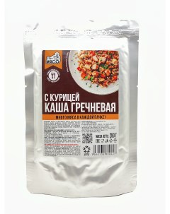 Каша гречневая с курицей, 3 шт х 250 г Вкусно! мясо