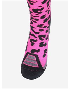 Носки Trail/Run-Crew Fuxia Leopard, Розовый Accapi