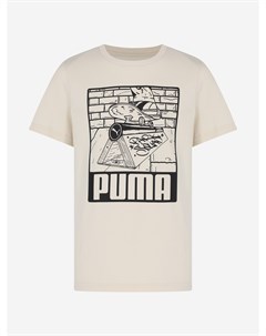 Футболка для мальчиков ESS+ Mid 90s Graphic, Бежевый Puma