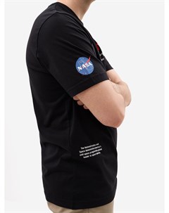 Футболка NASA Worm Logo, Черный Alpha industries