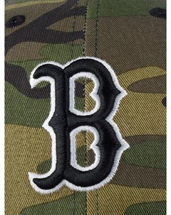 Бейсболка с сеточкой BRAND B-CBRAN02GWP-CMB Boston Red Sox MLB (оливковый), Мультицвет '47