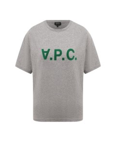 Хлопковая футболка A.p.c.