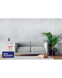 Жидкие обои Absolute А406 1.115 кг цвет голубой Silk plaster