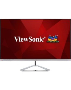 32" Монитор ViewSonic VX3276-MHD-3, 1920x1080, IPS, 75Гц, 1хHDMI, 1хDP, серебристый Viewsonic