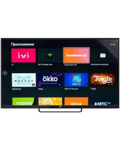 Телевизор 32" 32F540S (FullHD 1920x1080, Smart TV) черный Leff