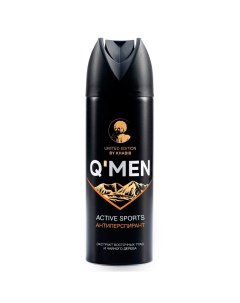 Антиперспирант мужской Active sports 200 мл Qmen