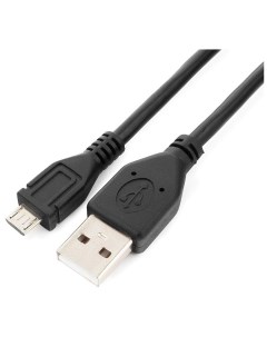 Кабель USB - Micro-USB, 0.5 м, черный (CCP-mUSB2-AMBM-0.5M) Cablexpert