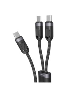 Кабель USB Type-C-USB Type-C 72555 1.2м черный Deppa