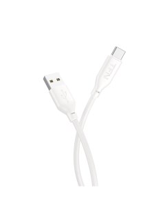 Кабель USB Type-C silicone 1.2m white (-C-SIL-AC1M-WH) Tfn