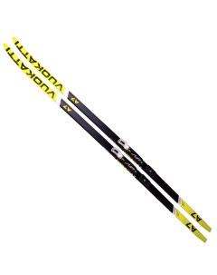 Беговые лыжи 205 см с креплением NNN Step-in (Step) Black Yellow Vuokatti