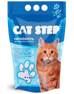 Впитывающий наполнитель Arctic Blue силикагелевый, 7,6 л Cat step