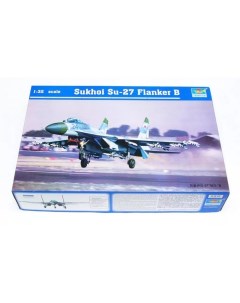 Модель для сборки Советский истребитель Су-27, Flanker B 02224, 1/32 Trumpeter