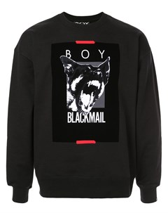 Boy london kids толстовка blackmail m черный Boy london kids