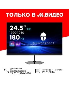 Монитор игровой 24.5"/IPS/1920x1080/180Гц/черный (LF25F180) Thunderobot