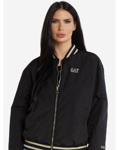 Куртка-бомбер женская EA7 Bomber Jacket, Черный Ea7 emporio armani