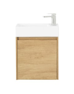 Тумба с раковиной Kraft Mini 50 L подвесная, Rovere Nebrasca Nature Belbagno