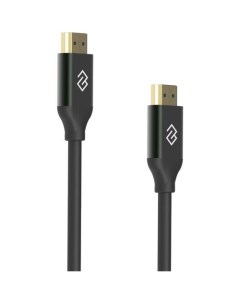 Кабель аудио-видео HDMI (m) - HDMI (m), ver 2.1, 2м, GOLD, ф/фильтр, черный Digma