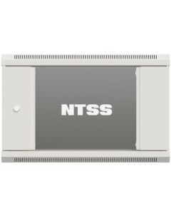 Шкаф коммутационный NTSS Премиум NTSS-W9U6045GS-2 настенный, стеклянная передняя дверь, 9U, 600x500x450 мм Ntss