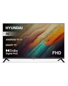 40" Телевизор Hyundai H-LED40BS5002, FULL HD, черный, СМАРТ ТВ, Android TV