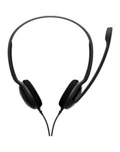 Гарнитура Sennheiser PC 8 USB, для контактных центров, накладные, проводные, черный Epos