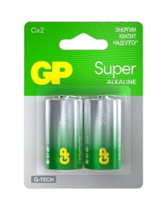 C Батарейка Super G-Tech Alkaline 14A LR14, 2 шт. Gp