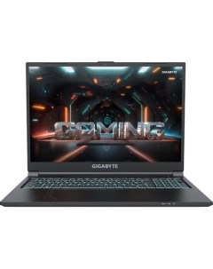 Ноутбук игровой G6 16", 2023, IPS, Intel Core i7 13620H 2.4ГГц, 10-ядерный, 16ГБ DDR5, 1ТБ SSD, NVID Gigabyte