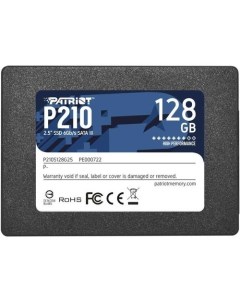 SSD накопитель P210 P210S128G25 128ГБ, 2.5", SATA III, SATA Patriòt