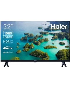 32" Телевизор HAIER Smart TV S2, FULL HD, черный, СМАРТ ТВ, Android TV Haier