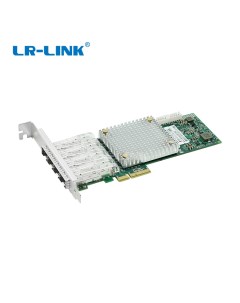 Сетевая карта LREC9054PF-4SFP, 4xSFP, 100 Мб/с, PCI-E, Retail (LREC9054PF-4SFP) Lr-link