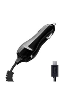 Автомобильное зарядное устройство (22105) 1000mA micro USB 120 см (Black) Deppa