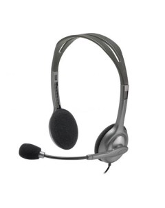 Наушники H110 серебристый (981-000271) Logitech