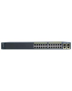 Коммутатор Catalyst 2960 Plus 24 10/100 (8 PoE) + 2 T/SFP LAN Base (WS-C2960+24LC-L) Cisco