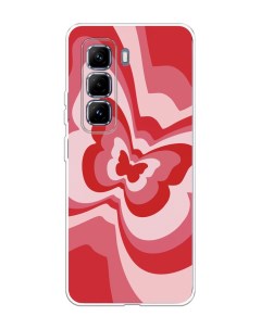 Чехол на Infinix Hot 50 Pro Plus "Бабочка в стиле хиппи" Homey