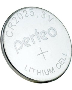 Батарейка CR2025 литиевая Perfeo CR2025/5BL Lithium Cell 5 шт 2 упаковки Nobrand