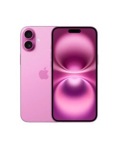 Смартфон iPhone 16 Plus, 128 ГБ, (Dual eSIM), Pink Apple