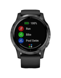 Умные часы Garmin VívoActive 4, черный и графитовый