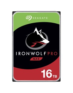 Внутренний жесткий диск IronWolf Pro, ST16000NT001, 16 Тб Seagate