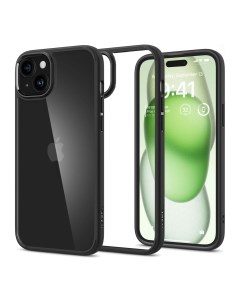 Чехол Ultra Hybrid для iPhone 15 Plus, Matte Black Spigen