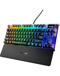 Проводная игровая клавиатура SteelSeries Apex 7 TKL, Red Switch, черный Steelseries