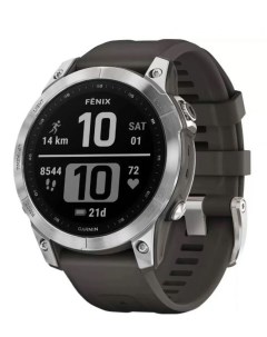 Часы Garmin Fenix 7 010-02540-01 серебристый 47мм