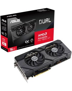 Видеокарта Asus Radeon RX 7800 XT DUAL OC 16GB (DUAL-RX7800XT-O16G)