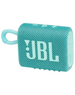 Портативная акустика JBL GO 3, 4.2 Вт, Bluetooth, бирюзовый (JBLGO3TEAL) Jbl