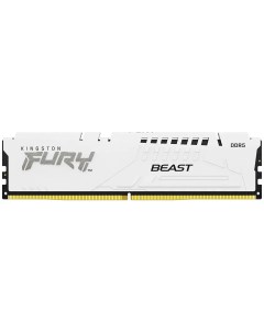 Оперативная память Kingston DDR5 16Gb 6800MHz Fury Beast White (KF568C34BWE-16)