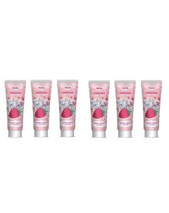 Зубная паста детская Mini Me Клубничный гель-мусс 3+ 75г, 6 шт Family cosmetics