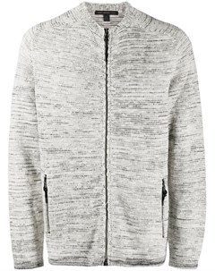 John varvatos кардиган узкого кроя на молнии m нейтральные цвета John varvatos