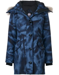 Canada goose парка с меховой отделкой s синий Canada goose