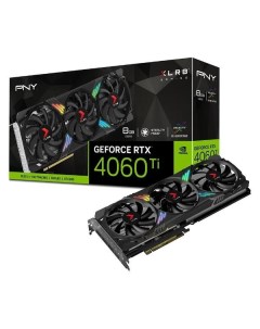 Видеокарта RTX 4060 Ti 8GB XLR8 Gaming VERTO EPIC-X RGB Trip (VCG4060T8TFXXPB1) Pny